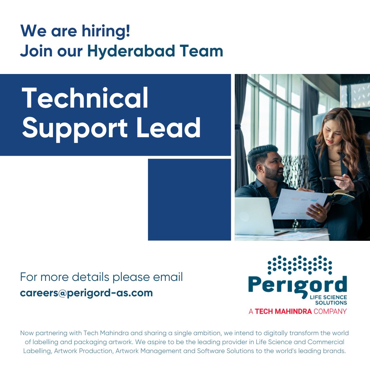 We're expanding in Hyderabad! 

Join our life sciences team and work on impactful projects with industry experts. Excited about career growth? 

Explore roles and apply here: lnkd.in/duTAm3_x

#TalentTuesday #HyderabadJobs #JoinOurTeam #CareerGrowth #NowHiring