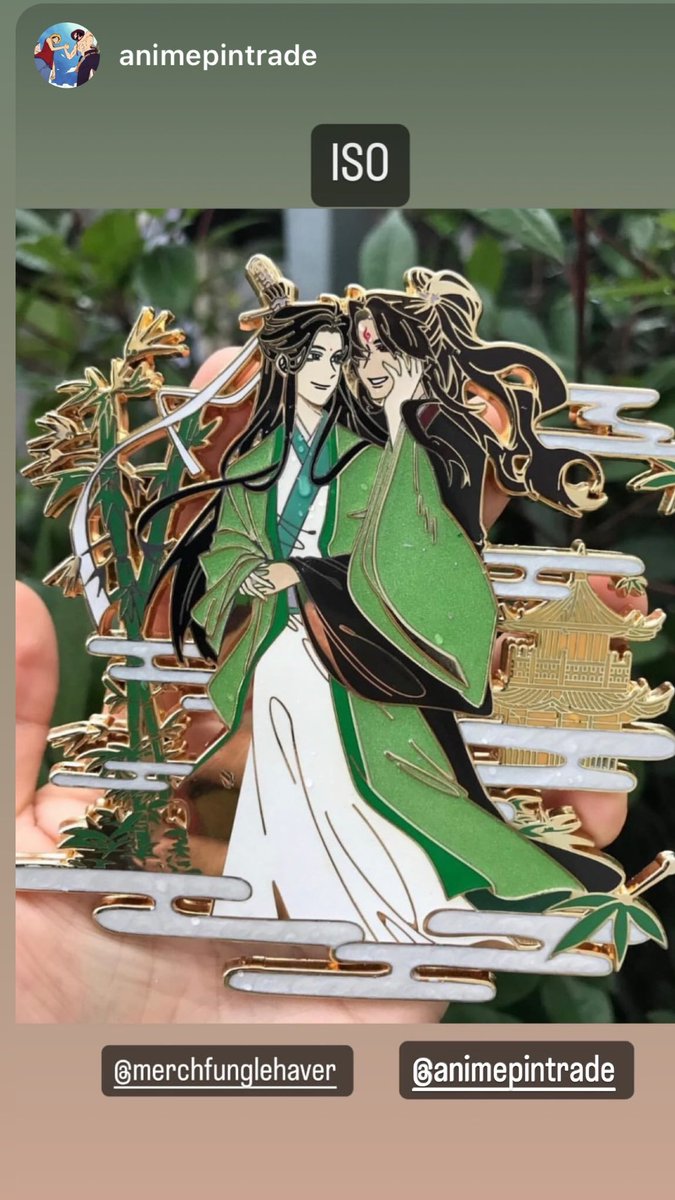 ISO MXTX or Danmei Jumbo pins especially from <a href="/supinthings/">supinthings</a>.

#danmei4eva #danmei #danmeimerch #danmeipin #svssspin #mdzspin #tgcfpin #2hapin #bingqiupin #wangxinpin #tgcfpin #ranwanpin #blpin #boyslovepin #chineseblpin