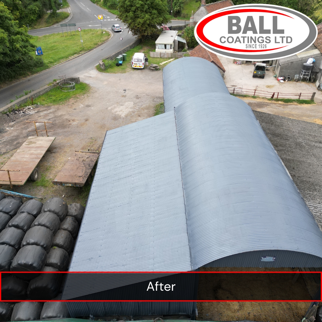 Attention, landowners and property experts! 🚜✨

We've just transformed a Carter Jonas barn roof from rusty to robust. Why replace when you can restore and save a fortune?

At Ball Coatings, our expert on-site paint spraying and repair solutions breathe new life into your