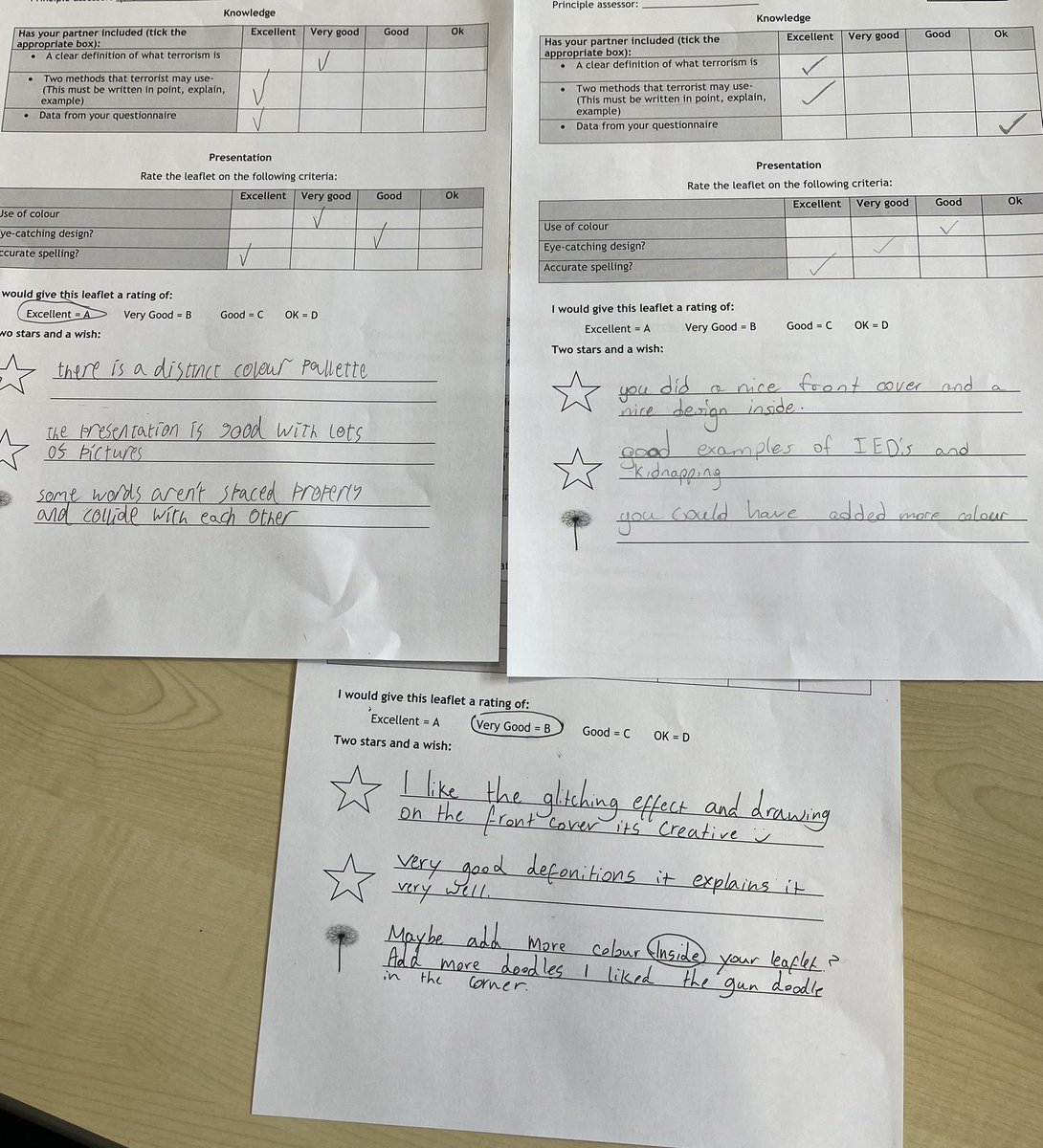 St Andrews Academy Social Subjects (@standrewsa_soc) on Twitter photo Our S2 Modern Studies pupils recently completed information leaflets on methods used by terrorists. They carried out primary research which they included on their leaflets, and also peer assessed their classmates’ work. Well done S2, fantastic work! 🌍⭐️ <a href="/St_Andrews_Acad/">St Andrew's Academy</a> Our S2 Modern Studies pupils recently completed information leaflets on methods used by terrorists. They carried out primary research which they included on their leaflets, and also peer assessed their classmates’ work. Well done S2, fantastic work! 🌍⭐️ <a href="/St_Andrews_Acad/">St Andrew's Academy</a>