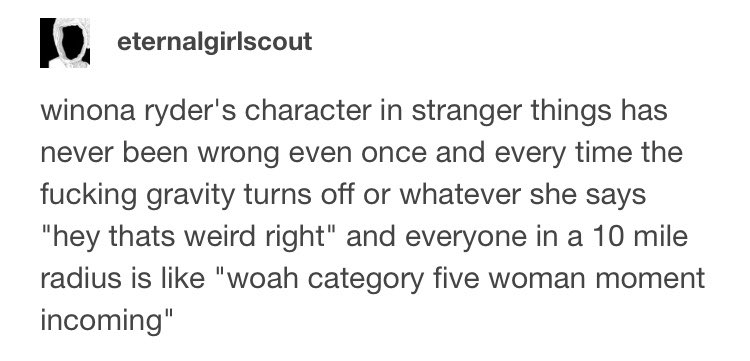 Not a tweet but no other post in the Stranger Things fandom has ever topped this