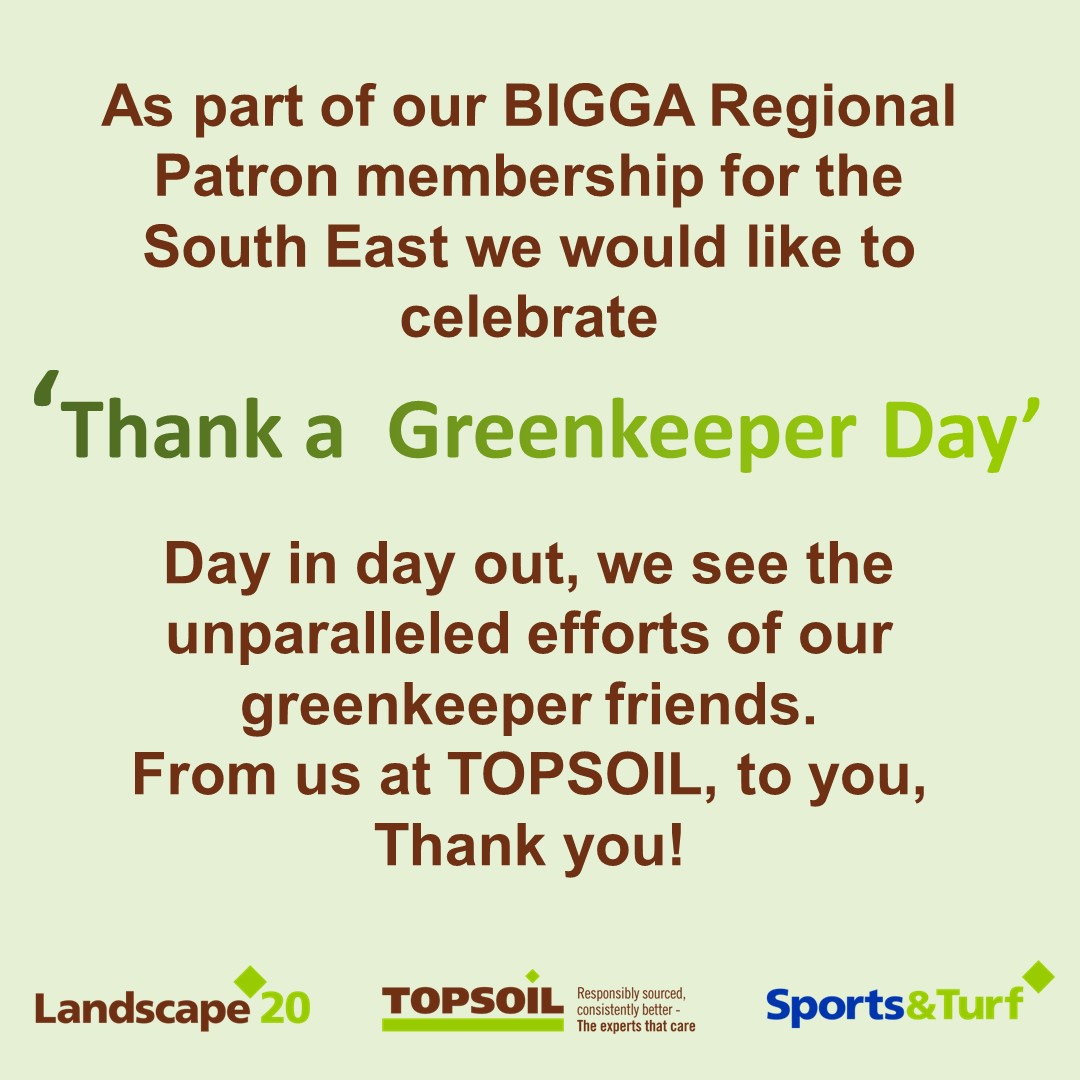 British Sugar TOPSOIL are today celebrating <a href="/BIGGALtd/">British & International Golf Greenkeepers Assn.</a>  'Thank a Greenkeeper Day'

From us all, to you, Thank you!

#ThankAGreenkeeper #thankagreenkeeperday #Golf #BIGGA