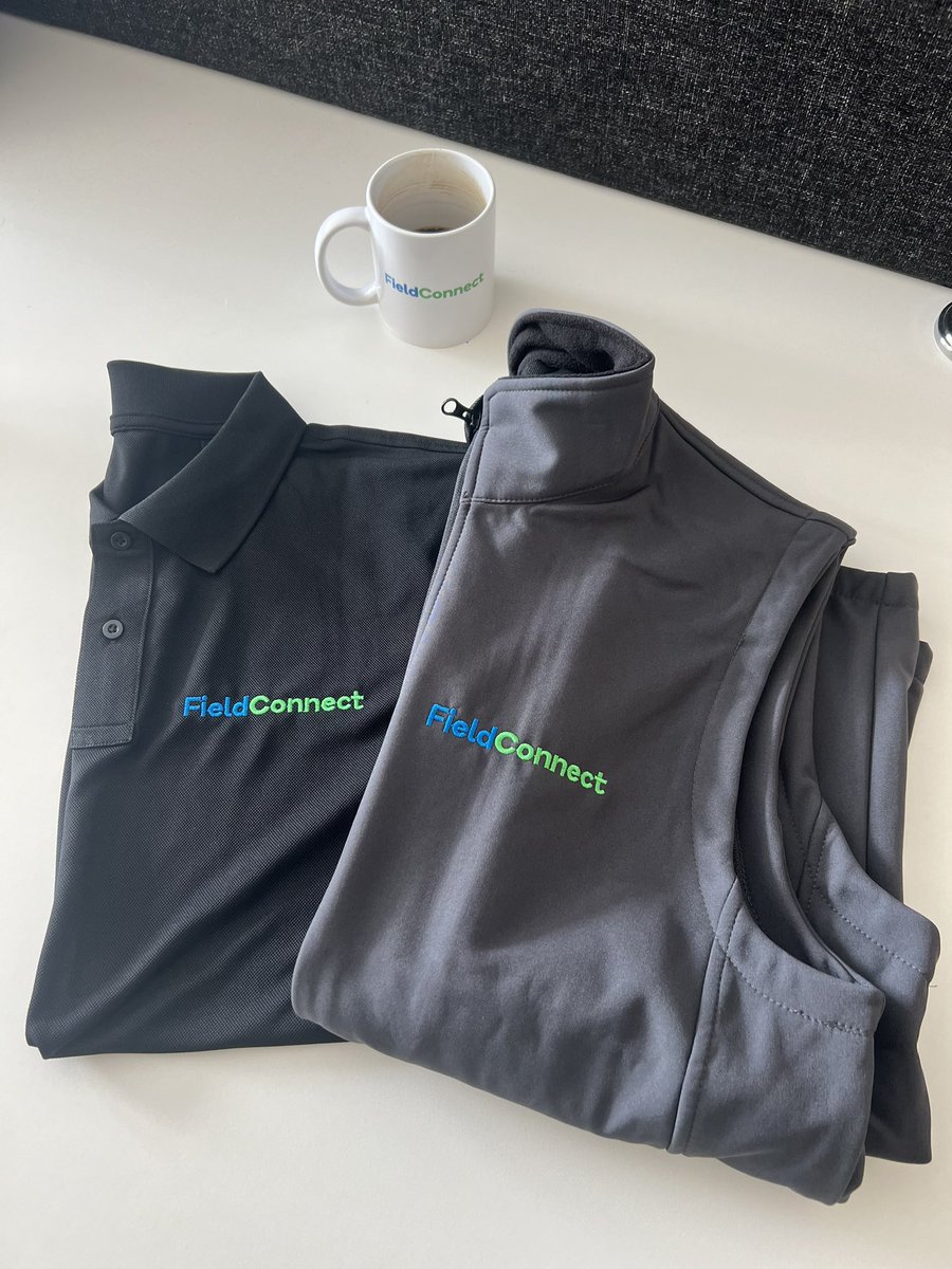 It’s new uniform day here at FieldConnect HQ, a big shout out to <a href="/cityworkwearltd/">City Workwear</a> for the design and fitting.