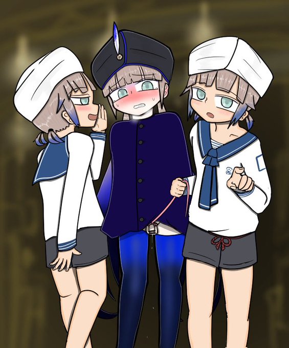 過去絵再掲
ネモ・キャプテンの偽装拘束散歩 