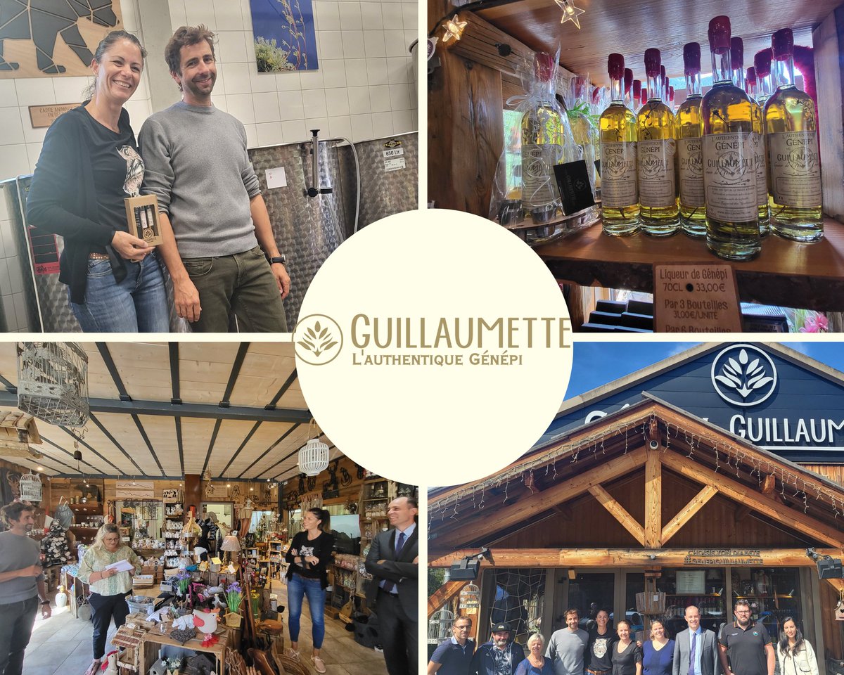 Journée visites dans le Champsaur : 4 entreprises qui font rayonner les Hautes-Alpes : Salaison du Champsaur, Altiflore, Génépi Guillaumette et Fromagerie Ebrard.