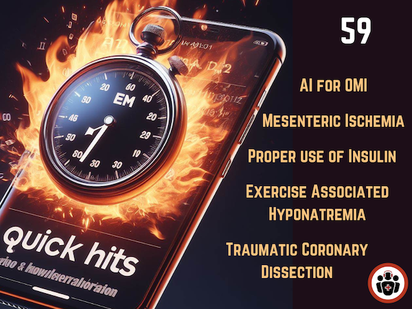 Anton Helman (@emcases) on Twitter photo We know that SCAD is the leading cause of MI <45. But what about TRAUMATIC Coronary Artery Dissection?
This EM Quick Hits features <a href="/soundvsnoise/">Ian Chernoff</a> on recognition of TCAD
+ Dave Jerome on Exercise-Associated Hyponatremia
+ <a href="/EMSwami/">Anand Swaminathan MD MPH 🏳️🌈🇺🇦</a> <a href="/long_brit/">Brit Long</a> @ECGCases
emergencymedicinecases.com/em-quick-hits-… We know that SCAD is the leading cause of MI <45. But what about TRAUMATIC Coronary Artery Dissection?
This EM Quick Hits features <a href="/soundvsnoise/">Ian Chernoff</a> on recognition of TCAD
+ Dave Jerome on Exercise-Associated Hyponatremia
+ <a href="/EMSwami/">Anand Swaminathan MD MPH 🏳️🌈🇺🇦</a> <a href="/long_brit/">Brit Long</a> @ECGCases
emergencymedicinecases.com/em-quick-hits-…
