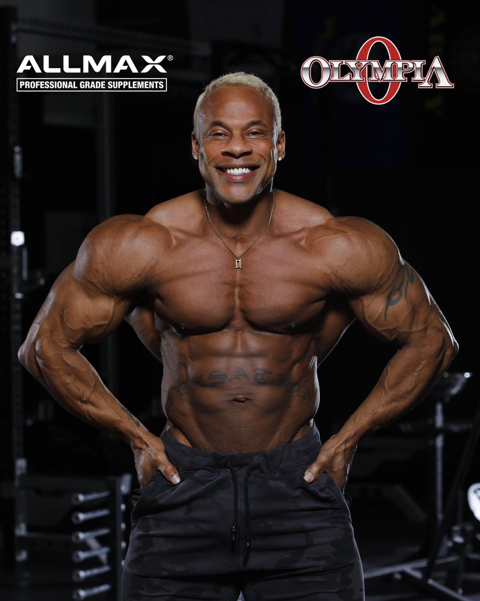 MrOlympiaLLC's tweet photo. Team Allmax Returns! 
At the highly anticipated Mr. Olympia, make sure you check in with @ALLMAX to lock in like never before.
Catch us at Booth 524 for a time full of #ALLMAX activities. https://t.co/663npe78Ny