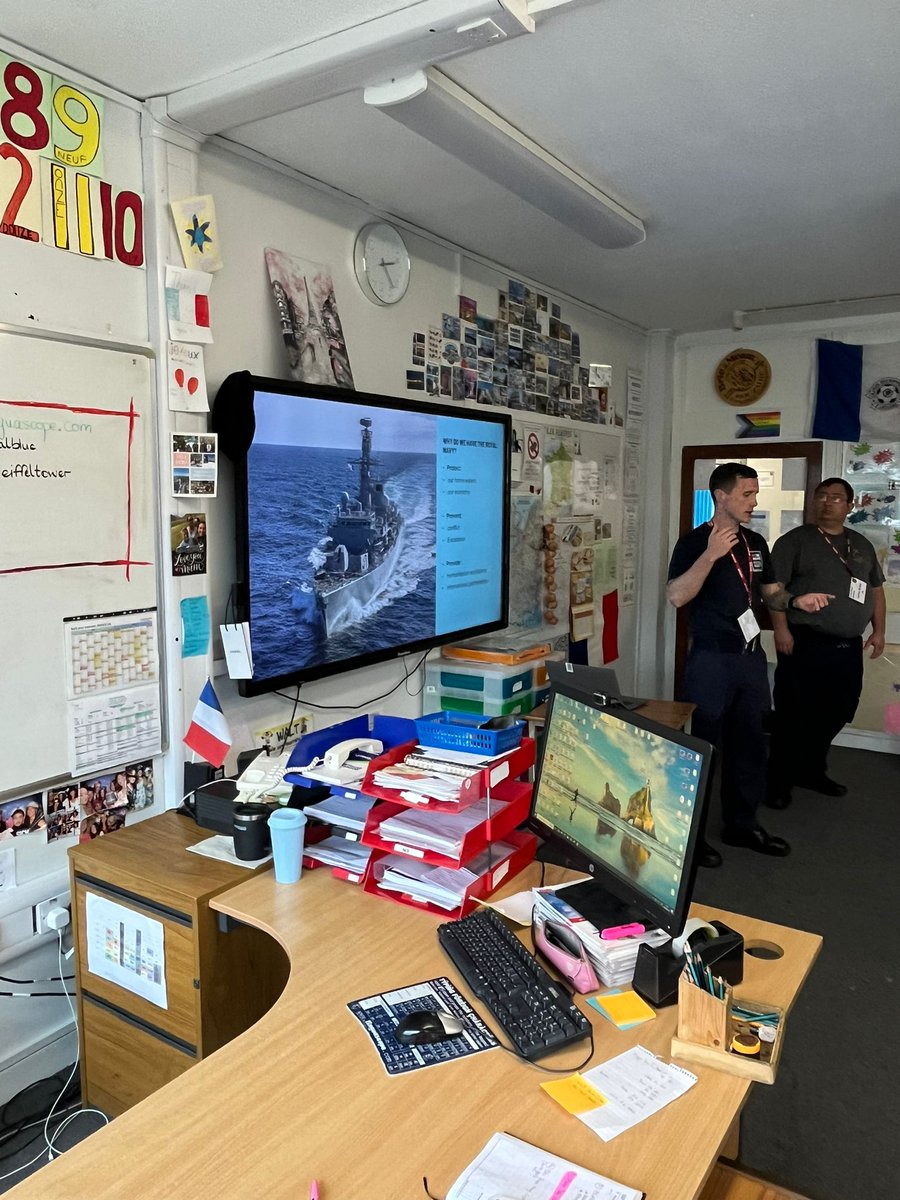 Irvine Royal Academy English and Languages Faculty (@iralanguages) on Twitter photo 3B1 and 3A1 showed a big interest in the Royal Navy presentation. They were eager to discover that the Royal Navy could offer so many jobs and that learning languages was a big advantage to join. Thank you to our guests #royalnavy. #dyw
<a href="/IrvineRoyalAcad/">Irvine Royal Academy</a> 3B1 and 3A1 showed a big interest in the Royal Navy presentation. They were eager to discover that the Royal Navy could offer so many jobs and that learning languages was a big advantage to join. Thank you to our guests #royalnavy. #dyw
<a href="/IrvineRoyalAcad/">Irvine Royal Academy</a>