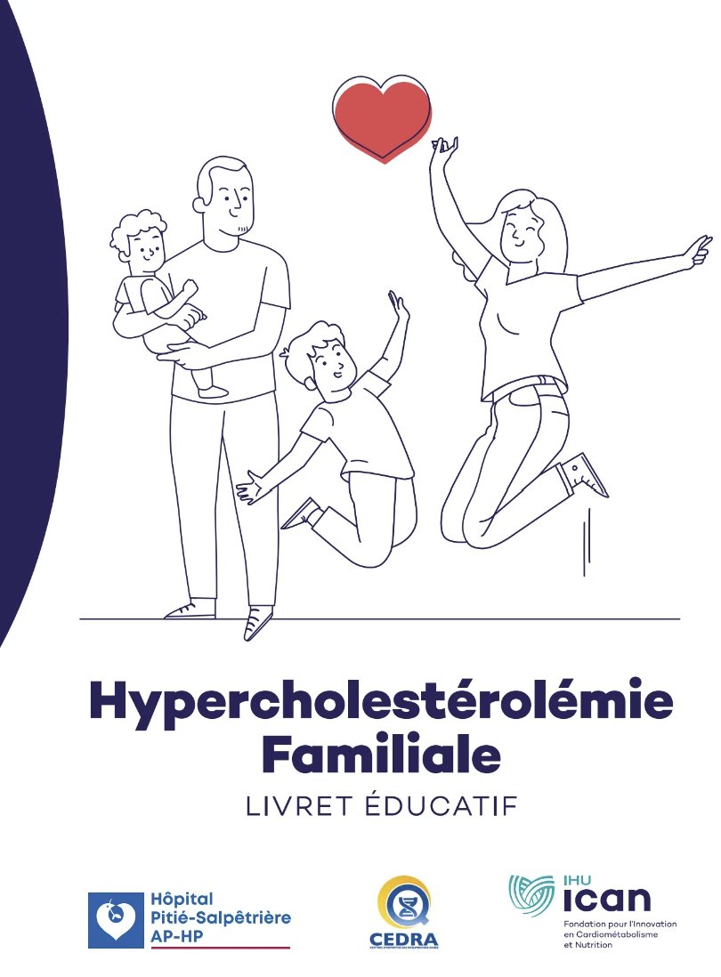 ICAN_Institute's tweet photo. Découvrez notre nouveau livret destiné aux patients atteints d'hypercholestérolémie familiale !

✅Lire en ligne : https://t.co/aHgQeskIBN

⬇️Télécharger : https://t.co/ohtU2AsMtf

#HF #Hypercholestérolémie
@APHP @Inserm @Sorbonne_Univ_  @IHUFrance @f_anhet @HopPitieSalpe https://t.co/5BRKdlHb0y