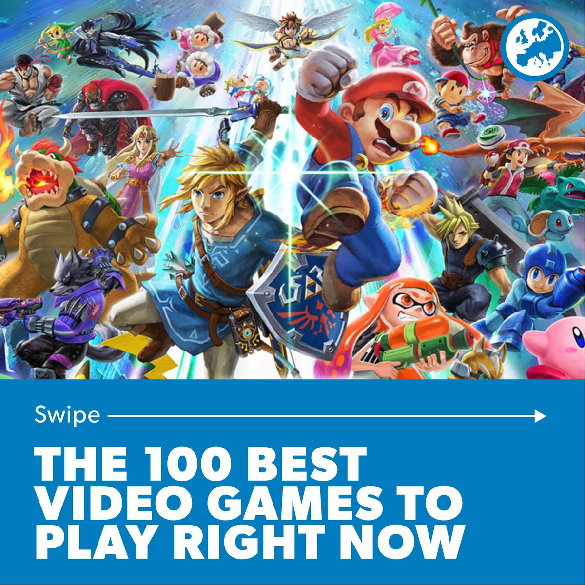 eurogamer's tweet image. Welcome to the Eurogamer 100, a list of video games that aims to reflect their ever-changing nature. Rather than ranking games by their influence or significance, this list is a suggestion of the very best things you can play at this moment, according to us. (1/3)