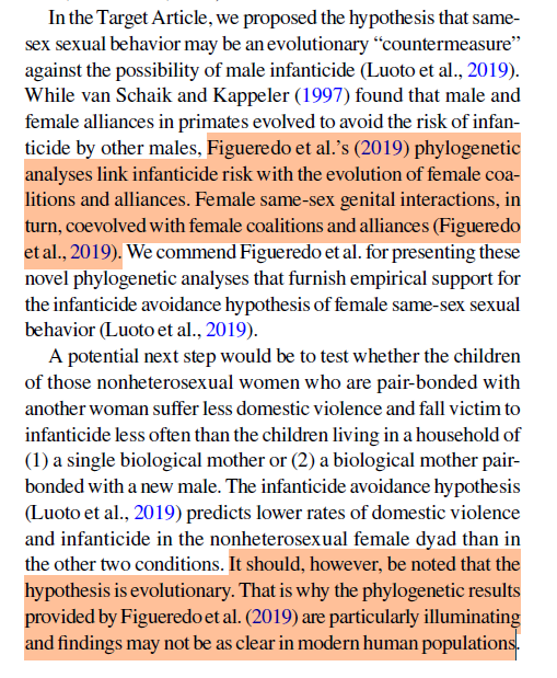 SeveriLuoto's tweet photo. @AdamBode4 @RandomMutations We found Figueredo et al.'s results particularly insightful, and commented on them in our Response to Commentaries (https://t.co/Ghlos9bREN) as follows: https://t.co/tI8HWvI6dj