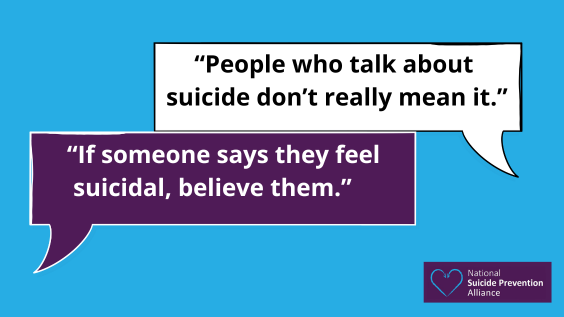 Learning how to respond to someone who tells you they’re having thoughts of suicide can help break stigma. #LanguageMatters
This guide by @LeedsBeckett gives advice on how to #StartTheConversation and respond if someone tells you they're feeling suicidal bit.ly/3TjXPZG