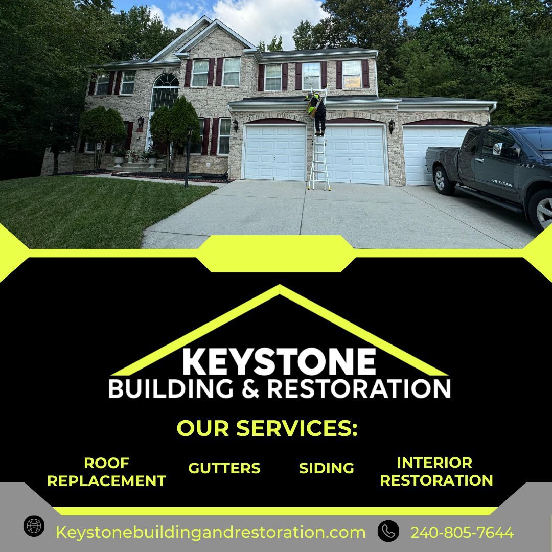 At Keystone we will offer you a professional roofing inspection. Make an appointment with us today! Click the link below! 
buff.ly/35NIeeR
#Maryland #Virginia #Westvirginia #dc #roofingcompany #frederickmd #Clarksburgmd #Gaithersburgmd #Montgomeryvillagemd