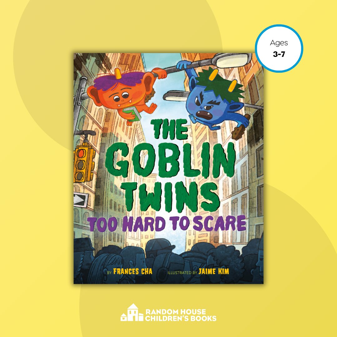 Random House Children's Books Teachers & Librarian (@rhcbeducators) on Twitter photo @Danaalisonlevy @KV_Writes <a href="/transhorrors/">logan ashley (is revising)</a> <a href="/SeinaWrites/">Seina’s Book Space</a> 👺 Happy #BookBirthday to Too Hard to Scare, the hilarious sequel to The Goblin Twins! Two Korean goblin trickster brothers find that pranking New Yorkers is harder than they thought in this silly story from <a href="/Frances_H_Cha/">Frances Cha</a> & <a href="/jaimekimil/">Jaime Kim</a>. Learn more ➡️ bit.ly/4cWhW7l @Danaalisonlevy @KV_Writes <a href="/transhorrors/">logan ashley (is revising)</a> <a href="/SeinaWrites/">Seina’s Book Space</a> 👺 Happy #BookBirthday to Too Hard to Scare, the hilarious sequel to The Goblin Twins! Two Korean goblin trickster brothers find that pranking New Yorkers is harder than they thought in this silly story from <a href="/Frances_H_Cha/">Frances Cha</a> & <a href="/jaimekimil/">Jaime Kim</a>. Learn more ➡️ bit.ly/4cWhW7l