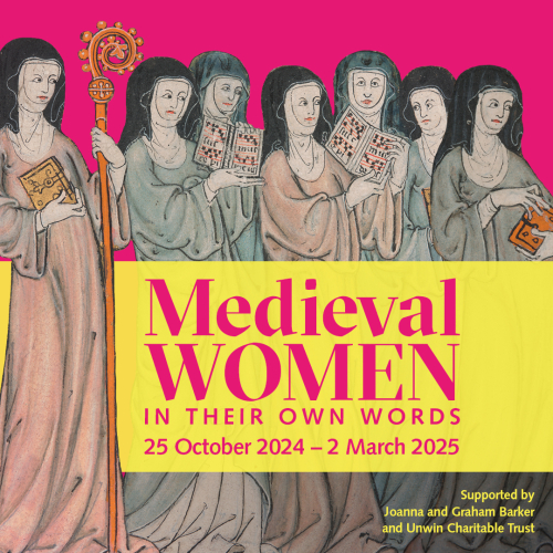 BLMedieval's tweet photo. Medieval Women: In Their Own Words
The British Library, London
25 October 2024-2 March 2025

Tickets are on sale now!

More Wonder, Less Wonderwall

https://t.co/yo0VERX2sy https://t.co/y6fzjwMMoo