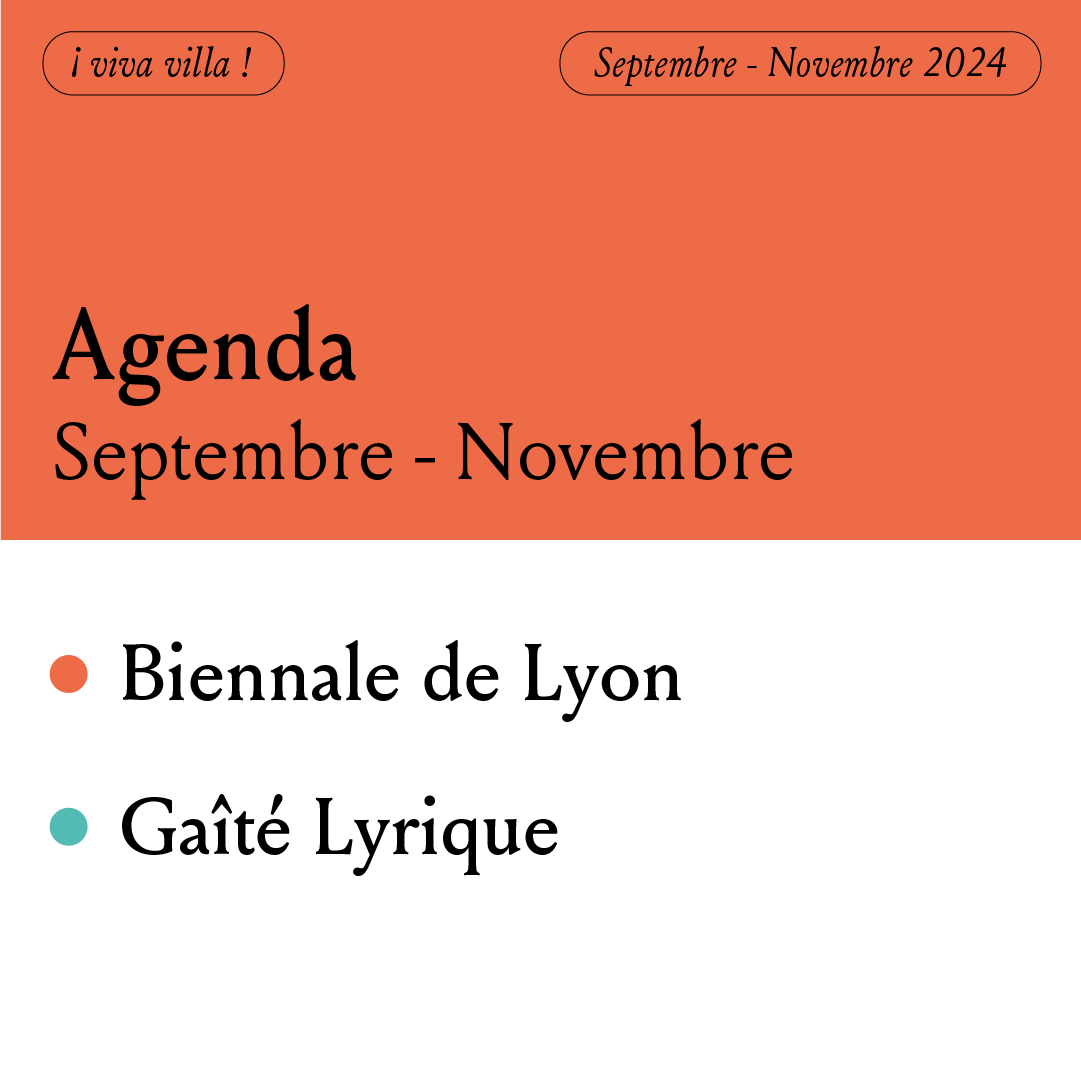 vivavillafest's tweet photo. Agenda #VivaVilla : à venir @BiennaleLyon du 21/09 au 05/01 - @gaitelyrique le 18/10 et en ce moment : #Fotokino (#Marseille) jusqu'au 21/09 - #LeMAT "Nous les vagues" jusqu'au 06/10 - Numéro Spécial revue IF #Montevideo depuis le 02/05. https://t.co/g13g0cuFD0 https://t.co/paeUm4IoYV