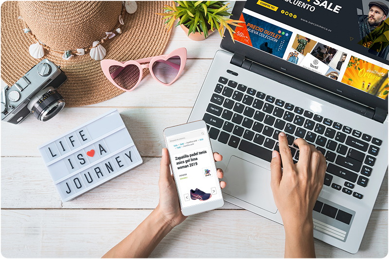 Aumente sus ventas online a la vuelta del verano con #asecommerce

Un cliente satisfecho es la mejor estrategia de todas. En #ASSoftware somos desarrolladores e integradores de software de gestión de empresa.