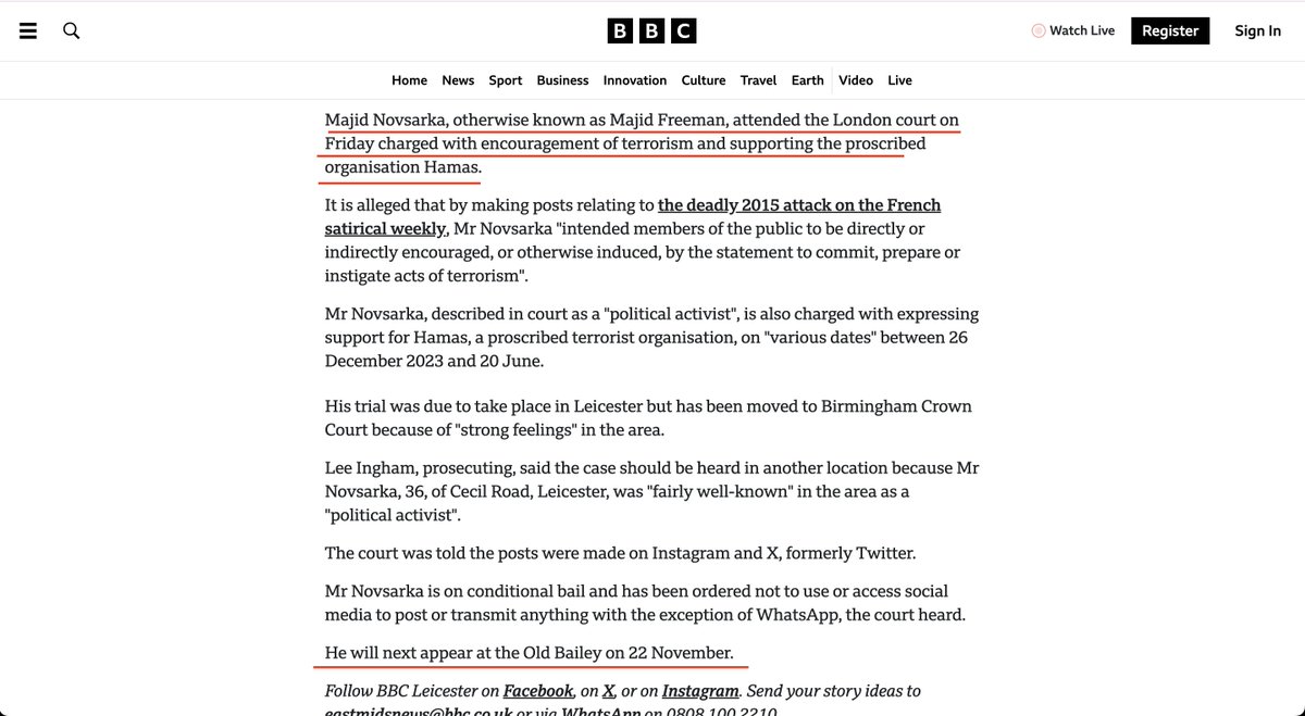 HinduHate's tweet photo. FAKE NEWS ALERT
We deleted our post on Majid Freeman as it appears to be FAKE NEWS spread by Islamists. Majid Freeman was arrested for supporting Hamas, a proscribed terror group in the UK and not for #Lecister violence. His next hearing is on the 22nd of Nov!Pls spread the news! https://t.co/boCWikLylA