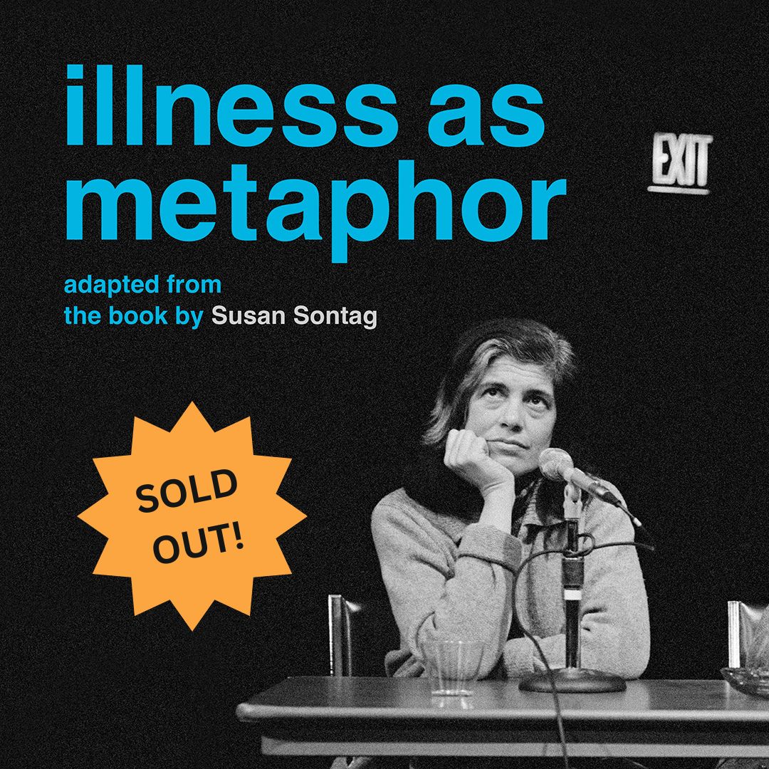 Dead Centre (@dead_centre) on Twitter photo Illness as Metaphor at <a href="/dublinfringe/">Dublin Fringe Festival</a> is sold out!
Thank you to everyone who has joined us, and bought tickets for the rest of the run - we'll see you in <a href="/projectarts/">Project Arts Centre</a> for the final few shows! Illness as Metaphor at <a href="/dublinfringe/">Dublin Fringe Festival</a> is sold out!
Thank you to everyone who has joined us, and bought tickets for the rest of the run - we'll see you in <a href="/projectarts/">Project Arts Centre</a> for the final few shows!