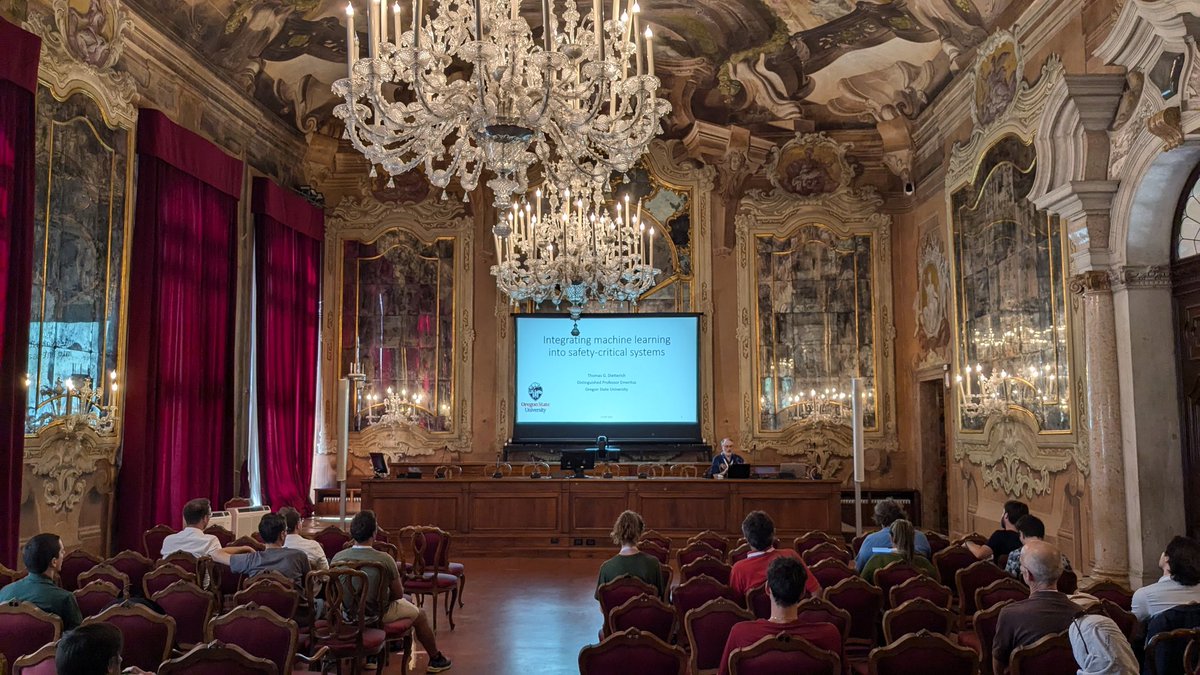 Tuesday's keynote: Integrating machine learning into safety-critical systems, by Prof. Dietterich