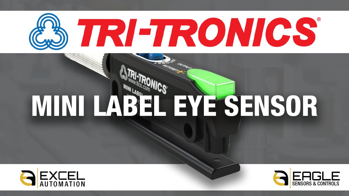 Excel Automation LLC (@automation_llc) on Twitter photo The <a href="/TriTronics/">Tri-Tronics - Encoders | Sensors | Elevator Edges</a> MINI LABEL EYE® (MLE) is a special purpose gap or slot sensor optimized to sense adhesive labels adhering to a roll of backing paper.
Learn More:
excelautomationinc.com/product-catego…
#automation #sensor #sensors #tritronics #photoelectronicsensors #photoelectronic The <a href="/TriTronics/">Tri-Tronics - Encoders | Sensors | Elevator Edges</a> MINI LABEL EYE® (MLE) is a special purpose gap or slot sensor optimized to sense adhesive labels adhering to a roll of backing paper.
Learn More:
excelautomationinc.com/product-catego…
#automation #sensor #sensors #tritronics #photoelectronicsensors #photoelectronic