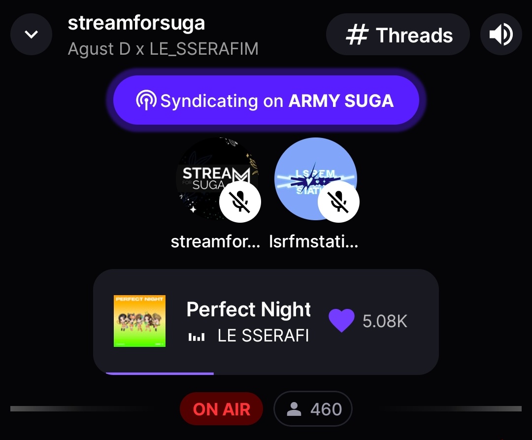 lssfm_news's tweet photo. FEARNOTS we have a streaming collab with @StreamForSuga at Stationhead.

Let's go 1000+ listeners! 🎵💥
🗓 Sept 10, 9PM - 12AM KST
https://t.co/tYgjOYkw76

#SUGAxLE_SSERAFIM #SUGA
#LE_SSERAFIM @LSRFM_Station https://t.co/cX1hI9Cpya