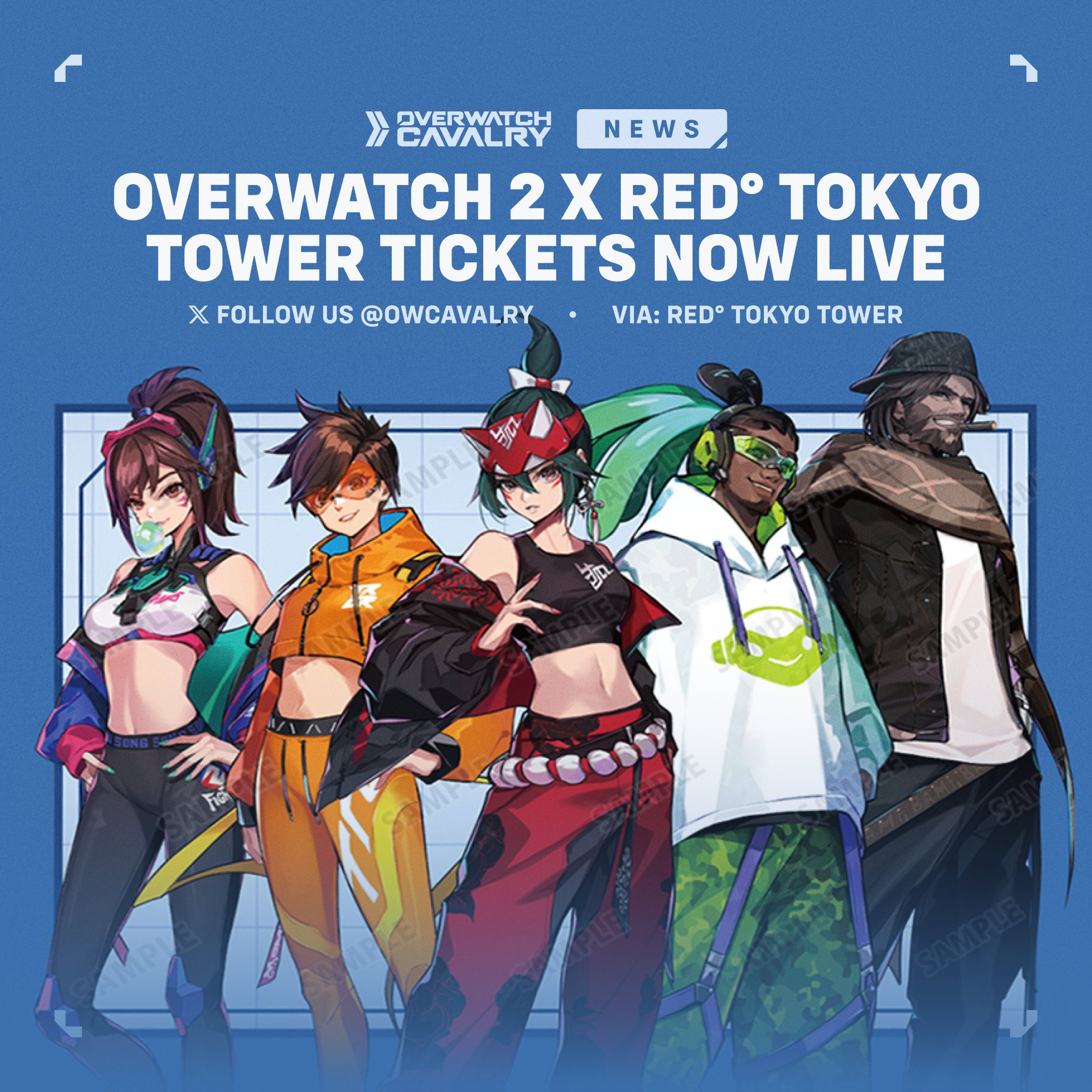 オーバーウォッチred 東京タワー ストリートver マルチデスクマット ow2 オーバーウォッチ 2』×RED° TOKYO TOWER | AMNIBUS