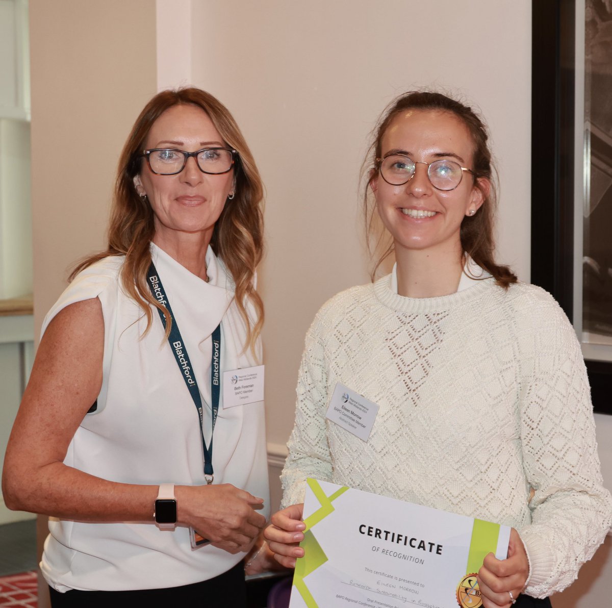 EileenMMorrow's tweet image. Absolutely delighted to have won the prize for best oral presentation at the @BAPO2 conference on Friday! 🎉
I presented on research sustainability in orthotics, and feeling very optimistic by the positive responses