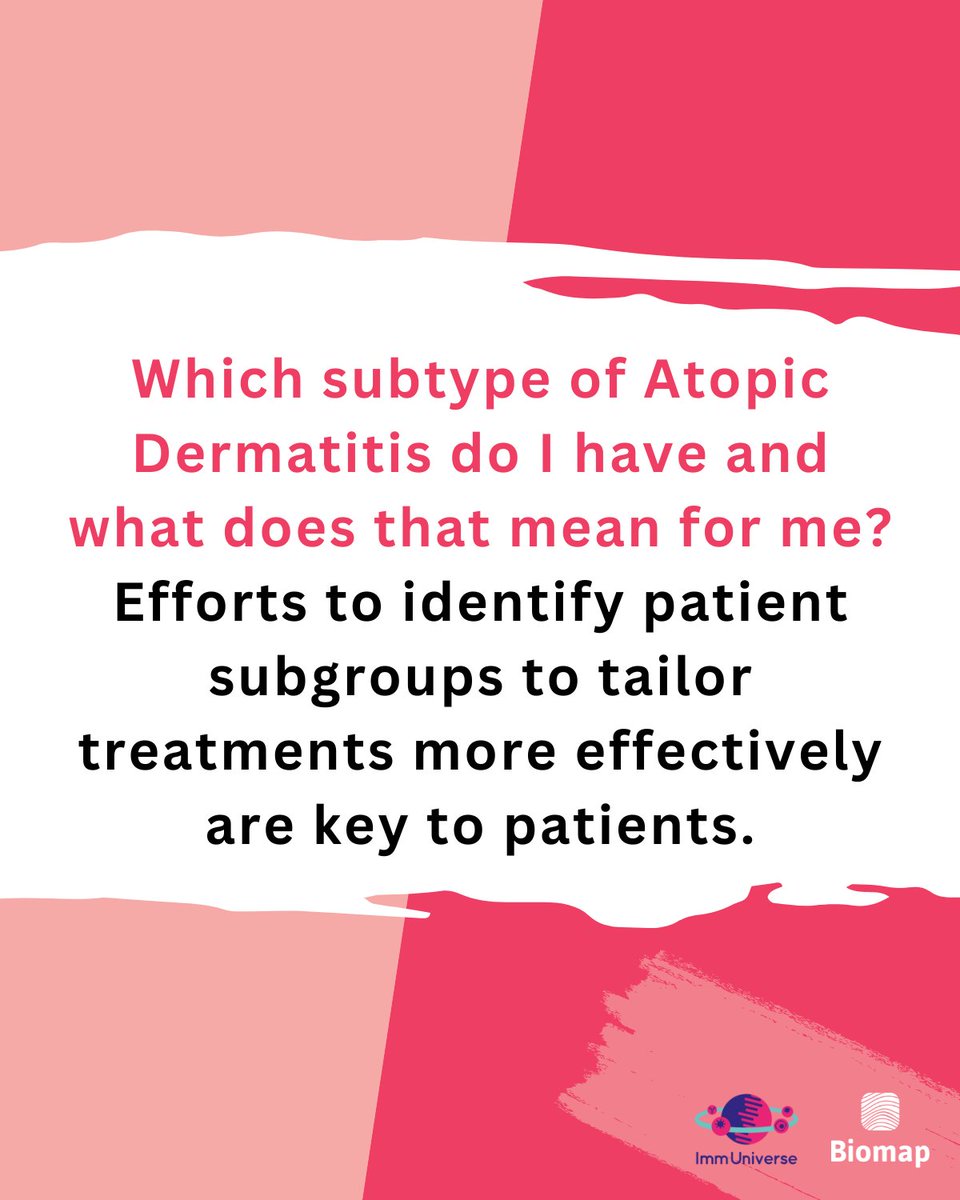 Today is #AtopicEczemaDay! 

Let’s have a look at what are the most pressing issues for patients and their opinions on what research should address.
 
#AtopicEczemaUnfiltered
