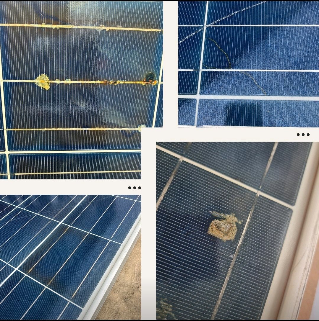 Visual Inspection of PV modules

 Visual Inspection is both incredibly easy and extremely difficult to do . It doesn't require expensive equipment but requires extensive training and experience . It can cheaply and effectively identify major PV quality issues and also misses so