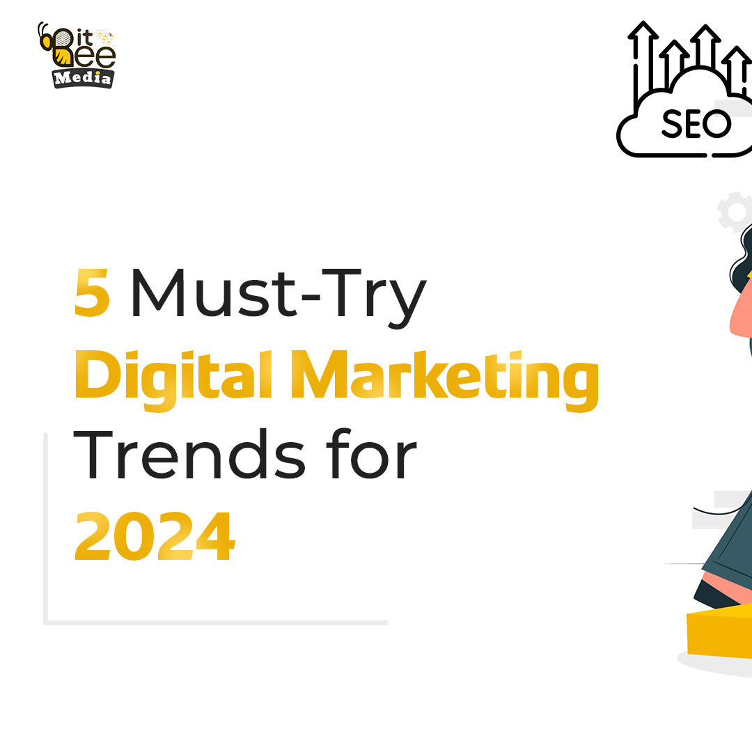 bitbeemedia's tweet image. 🚀 Stay ahead in 2024 with these 5 must-try digital marketing trends! From AI marketing for smarter automation to shoppable posts turning likes into sales, and interactive content to boost engagement 
.
.
#DigitalMarketing2024 #AIMarketing #bitbee