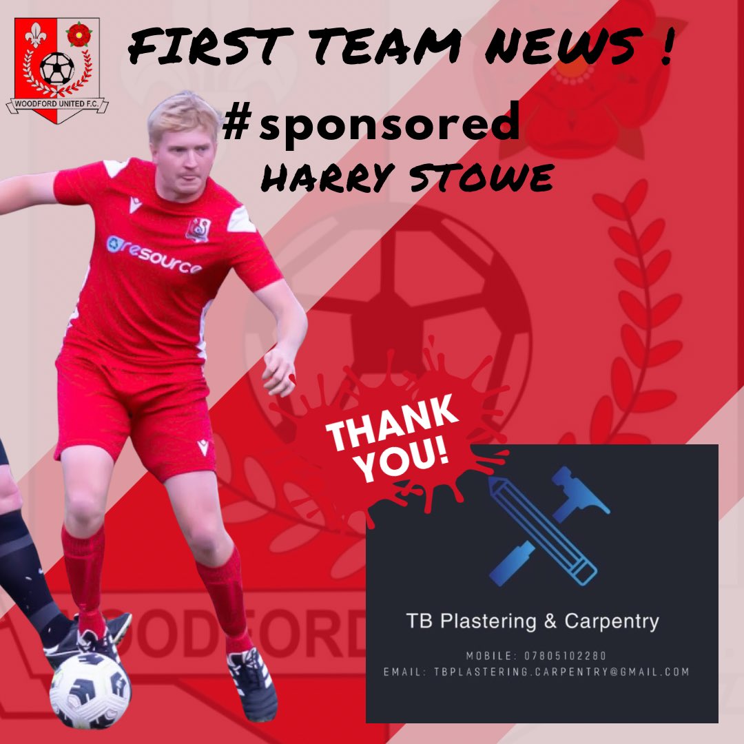 UtdWoodford1st's tweet image. Sponsorship shout out to TB Plastering and Carpentry. Without sponsorship non league would really struggle. This is a fantastic collaboration . Harry Stowe what a player !! #supportinglocalbusiness 👏🏼👏🏼❤️🤍