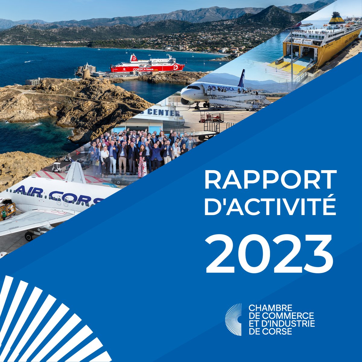 📊 Rapport d'Activité 2023 de la CCI de Corse | Découvrez les actions phares de l'année : 
✅Création de l’École de Tourisme-Événementiel-Hospitalité✅Lancement du groupe Amparà Méditerranée✅Partenariats avec l'Université de Corse &amp; le CNRS✅Dispositifs d'aides comme le "Chèque