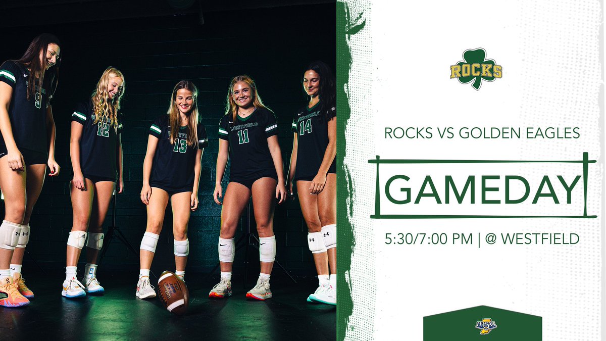🏐GAMEDAY🏐
@rocksvb

🆚 Guerin Catholic
⏰ 5:30/7:00 PM
📍 Westfield High School
🎟️ westfieldathletics.com/Tickets
💻 ihsaatv.org