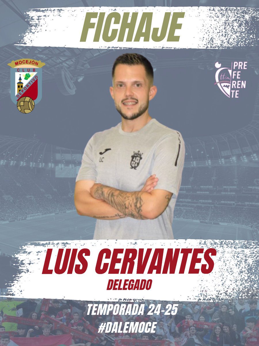 ✅ FICHADO: DELEGADO DE EQUIPO.

🎩 DON LUIS CERVANTES. <a href="/Luis10LCT/">𝐋𝐮𝐢𝐬 𝐂𝐞𝐫𝐯𝐚𝐧𝐭𝐞𝐬 𝐓𝐚𝐩𝐢𝐚</a> 

🕺🏽 ¡Si MOCEJONEROS! Estáis viendo bien. ¡Luis está de vuelta!

Dicen que siempre volvemos a donde fuimos felices y él es un mocejonero más y sabe que como en casa en ningún sitio.  

😄 ¡Luis, deseando verte ya!