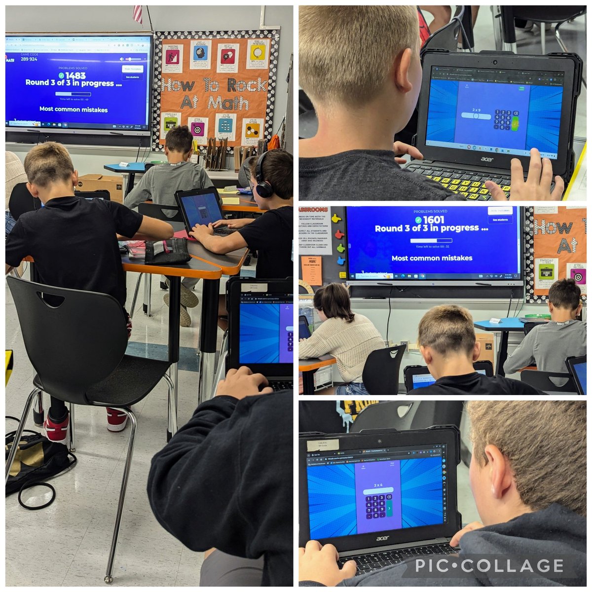 6th grade math Ss start off the day with some multiplication practice. Everyone enjoys a friendly game of <a href="/99mathgame/">99math</a> !! <a href="/MsSmithTMS/">𝚂𝚑𝚊𝚗𝚗𝚘𝚗 𝚂𝚖𝚒𝚝𝚑</a> <a href="/ThorneGuidance/">Thorne Guidance</a> <a href="/MTPSpride/">Middletown Township Public Schools</a> #180WaysLionsLead #MTPSPride