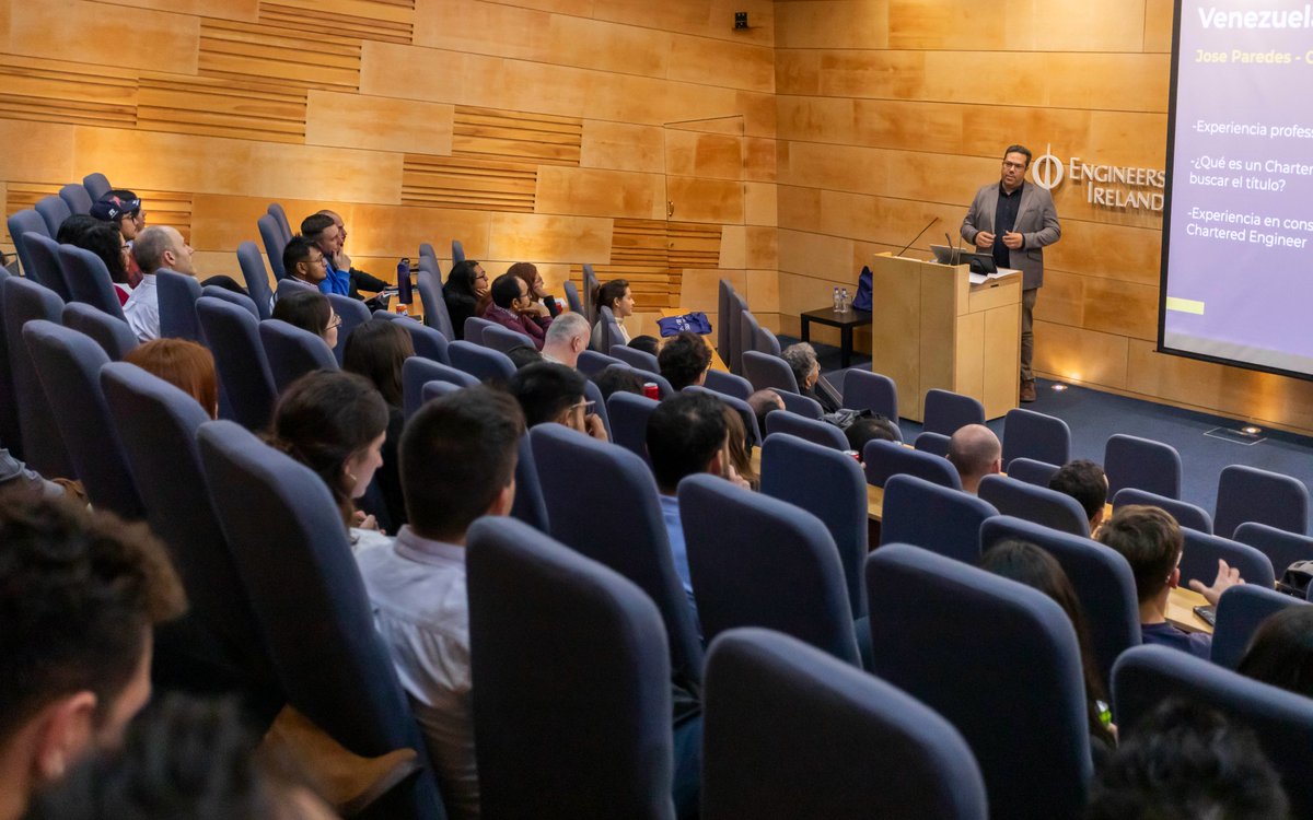 HMVEngineering's tweet photo. H&MV Engineering’s, José Paredes, Engineering Manager, had the honour of speaking at Engineers Ireland Global Engineers Series Spanish speaking event in Dublin recently.
#EngineeringJourney #GlobalEngineers #Chartership #Networking #EngineersIreland #GlobalEngineersSeries https://t.co/8pGI4GIWQi