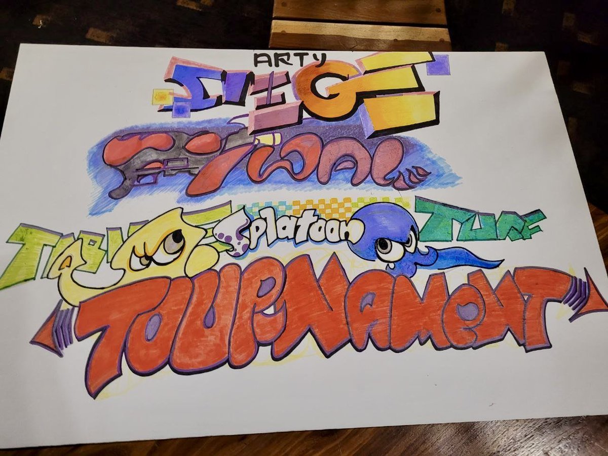MCTTAN_tech's tweet photo. Thought I’d add this to my budding art account while it’s still 🎨 fresh 💦. More pics and videos uploading soon. #Riptide2024 #TableTurf #ArtySiege #Splatoon3
Event: @RiptideSSB
IG Art: @creativehuemanbean https://t.co/gNExs80t28