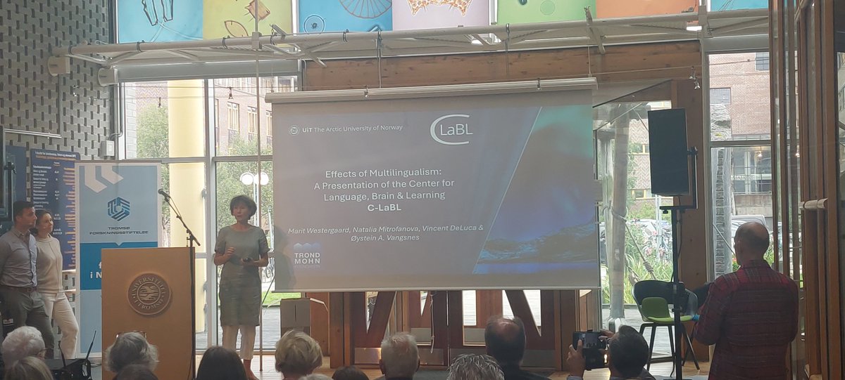 Today was the TFS Årsmarkering 2024 and we had Trond Mohn and UiT rector <a href="/UiT_DagRune/">Dag Rune Olsen</a> visiting our Center for Language, Brain &amp; Learning and <a href="/lab_polar/">PoLaR Lab</a>. We also presented the work that C-LaBL is working on.