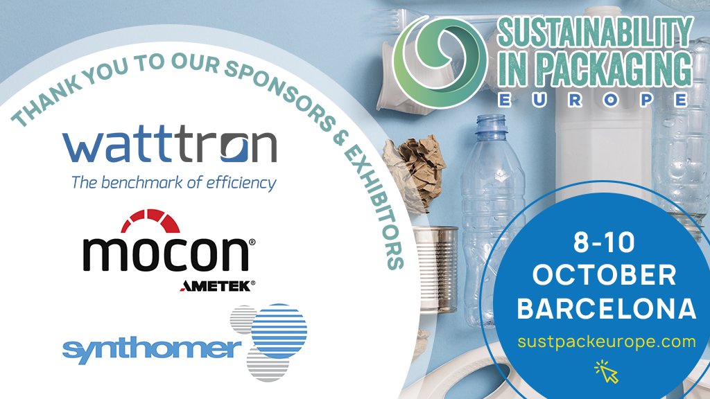 We're thrilled to announce that we've secured incredible new sponsors for Sustainability in Packaging Europe 2024. A big thank you to our new sponsors for their support and commitment to making this conference a huge success. Register here: bit.ly/3ZfjdTP