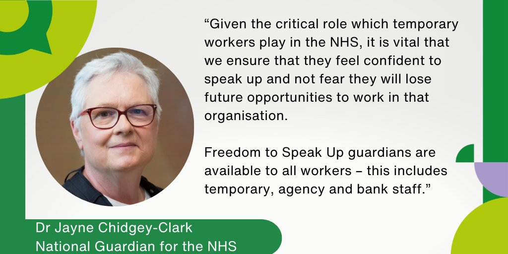 National Guardian's Office 💙 (@natguardianftsu) on Twitter photo We welcomes the report by <a href="/theHSSIB/">Health Services Safety Investigations Body (HSSIB)</a> looking at temporary staff and #patientsafety.
We echo their recommendation that leaders to ask themselves: How do you ensure that temporary staff know how to #speakup and that they feel safe to raise concerns?”
nationalguardian.org.uk/2024/09/09/res… We welcomes the report by <a href="/theHSSIB/">Health Services Safety Investigations Body (HSSIB)</a> looking at temporary staff and #patientsafety.
We echo their recommendation that leaders to ask themselves: How do you ensure that temporary staff know how to #speakup and that they feel safe to raise concerns?”
nationalguardian.org.uk/2024/09/09/res…