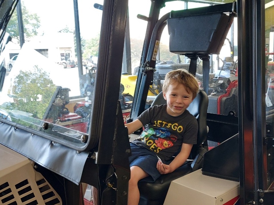 Weingartz's tweet image. Check out Ted and his grandson Hugo looking sharp on our John Deere and Ventrac equipment! Nothing beats quality time and quality machines. 💚🚜 #FamilyTime #JohnDeere #Ventrac #Weingartz #OutdoorPowerEquipment