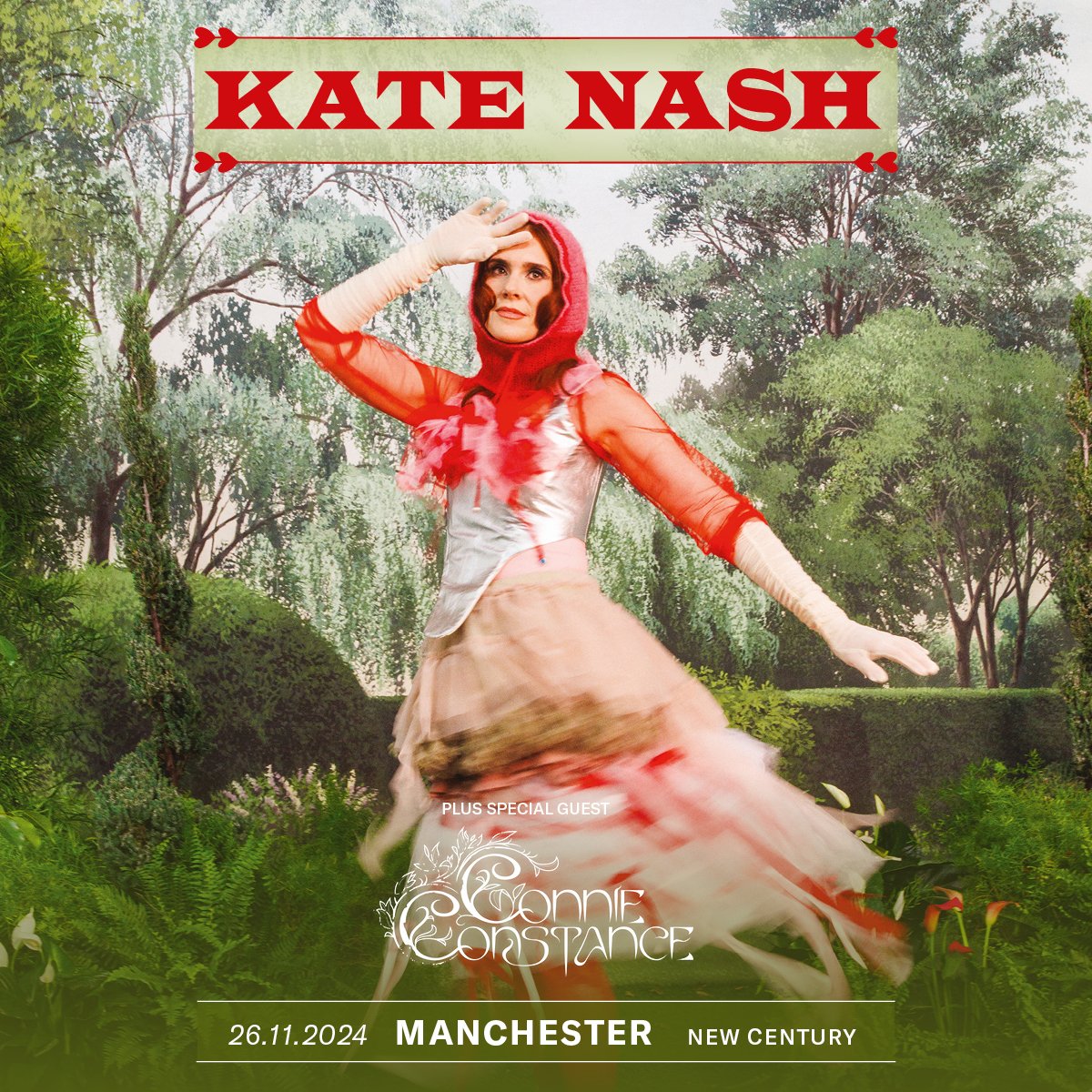 gigsandtours's tweet photo. Support added! @Itsconniesworld will be opening for @katenash at Manchester @NCHMCR in November 🎉

Book tickets at https://t.co/iA9NMtuNmg https://t.co/G2RP20tzXb