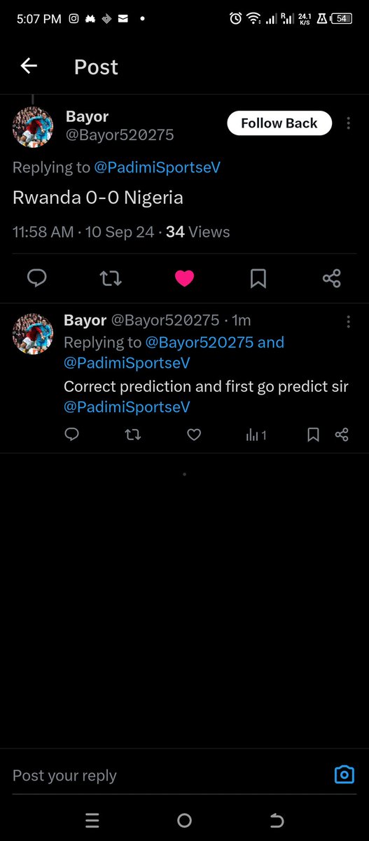 PadimiSportseV's tweet photo. Congratulations to @Bayor520275 and @firstbornson_ for correctly predicting the scoreline of the Nigeria 🇳🇬 vs Rwanda 🇷🇼 match! Kindly send a DM to claim your wins. https://t.co/1jNgATgj2q