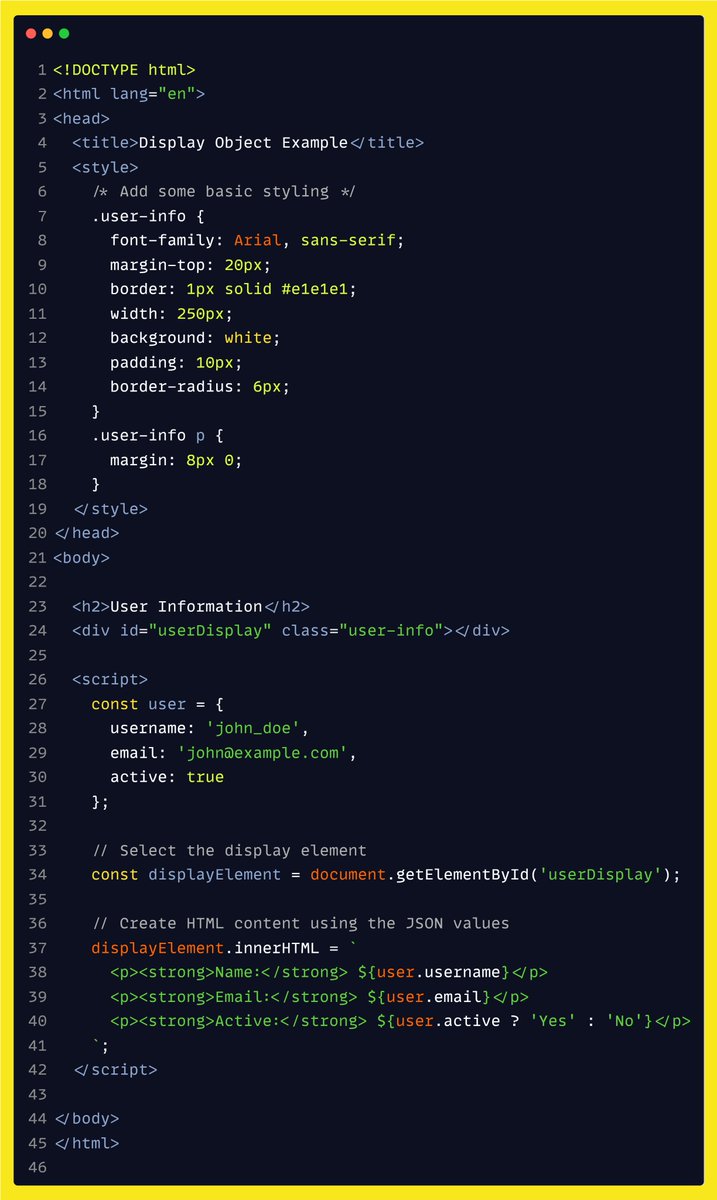 rustcodeweb's tweet image. JavaScript: Object Display
Full Article: rustcodeweb.com/2024/09/javasc…
#objects #array #setjavascript #setsinjs #typeconversion #typecoercion #jsarray #WebDesign #programminghelp #codingeverywhere #codinglife #CodingChallenge #Coding #html #css #htmlcss #html5 #css3