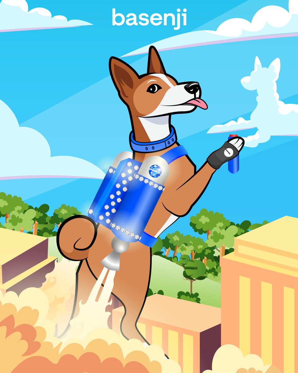 Basenjiofficial's tweet image. Jet pack Basenji 🚀 

$BENJI