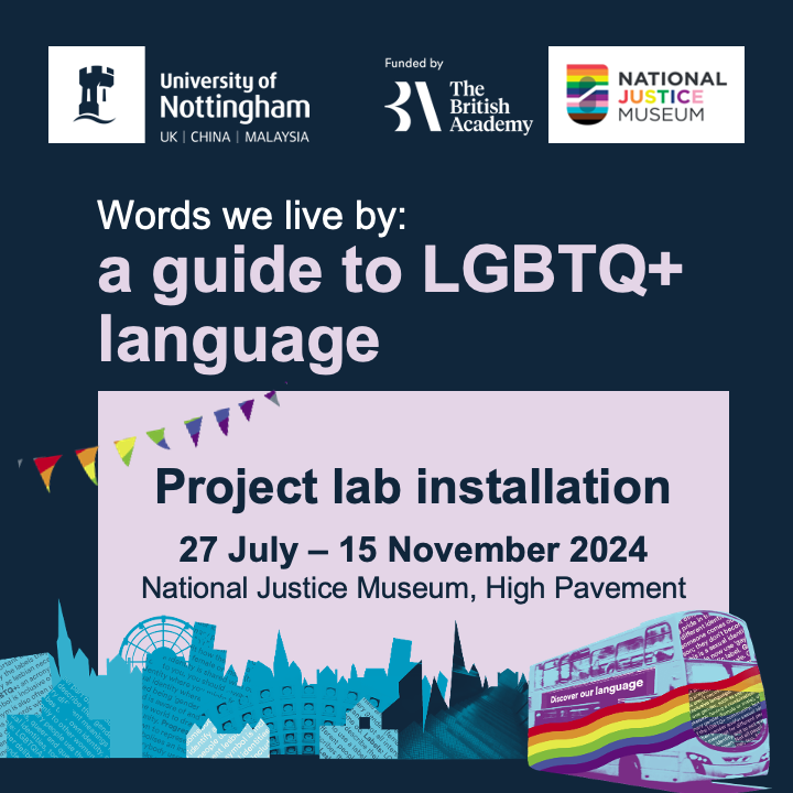 LGBTQwords's tweet photo. Exciting news!! Our installation at @JusticeMuseum has been so popular that it has been extended until 15th November 2024. Thank you for your support which has made this possible! https://t.co/ae0TH4aROI