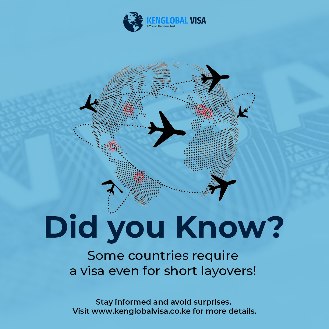 GlobalvisaK's tweet photo. ๐ Did you know? Some countries require a visa even for short layovers! Stay informed and avoid surprises.
Visit https://t.co/cCuSArGgLA for more details.
#VisaFacts #KenGlobalVisa #applynow https://t.co/m4Gooiq2x9