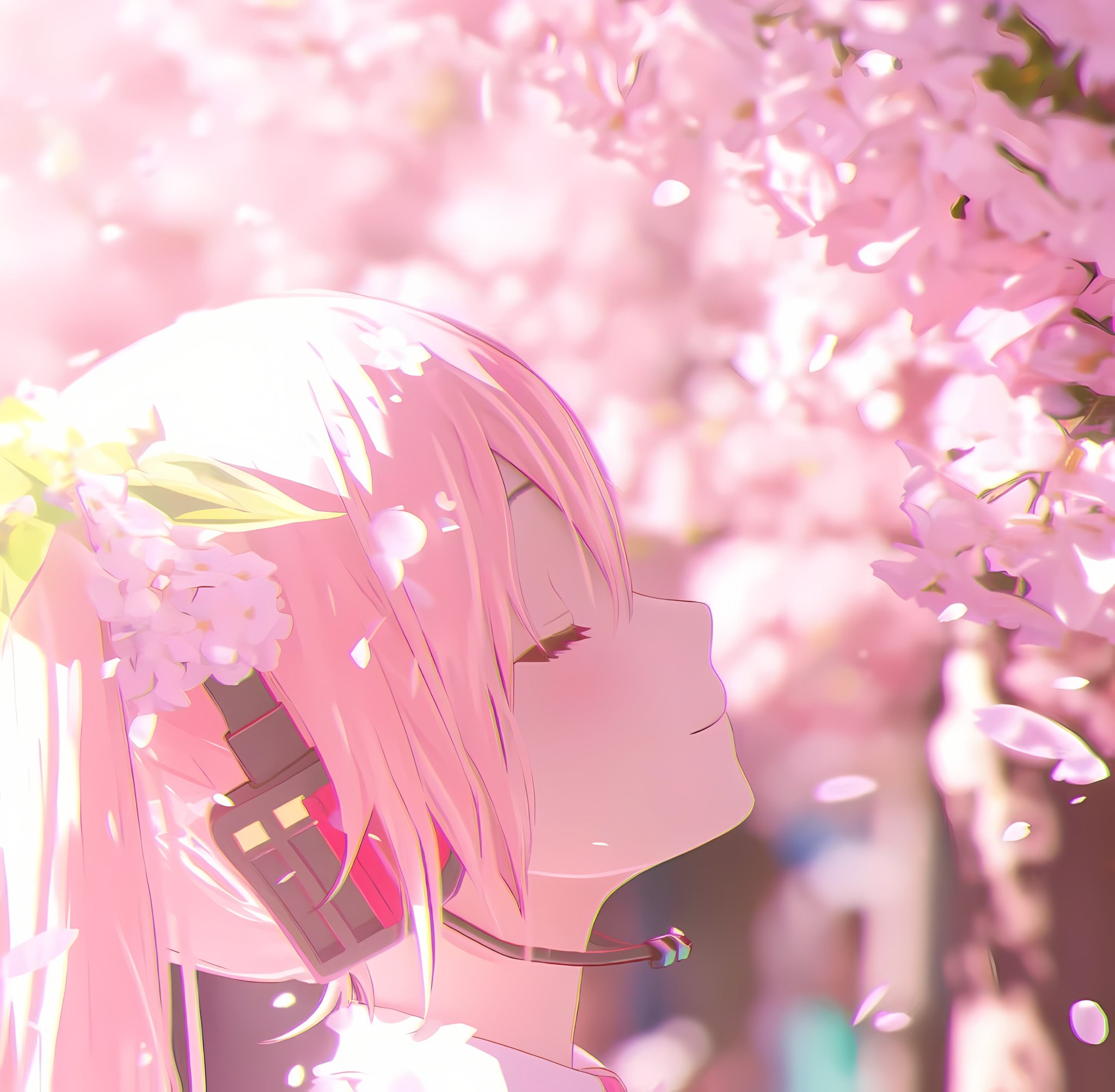 手描きイラスト　夜桜 なお on X: 
