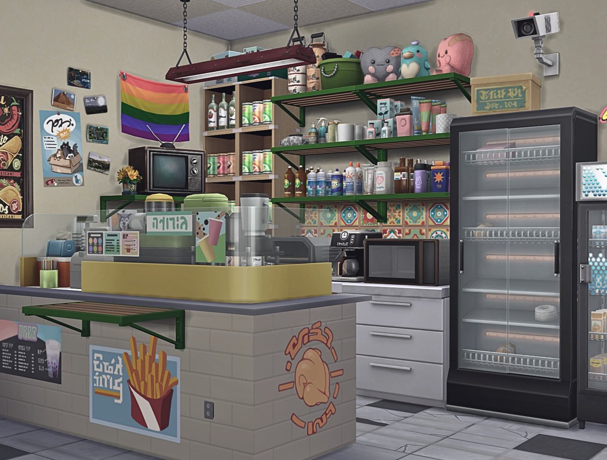 Work in progress
corner store : part of my current build project, been building it on stream 
#TheSims4 #TheSims